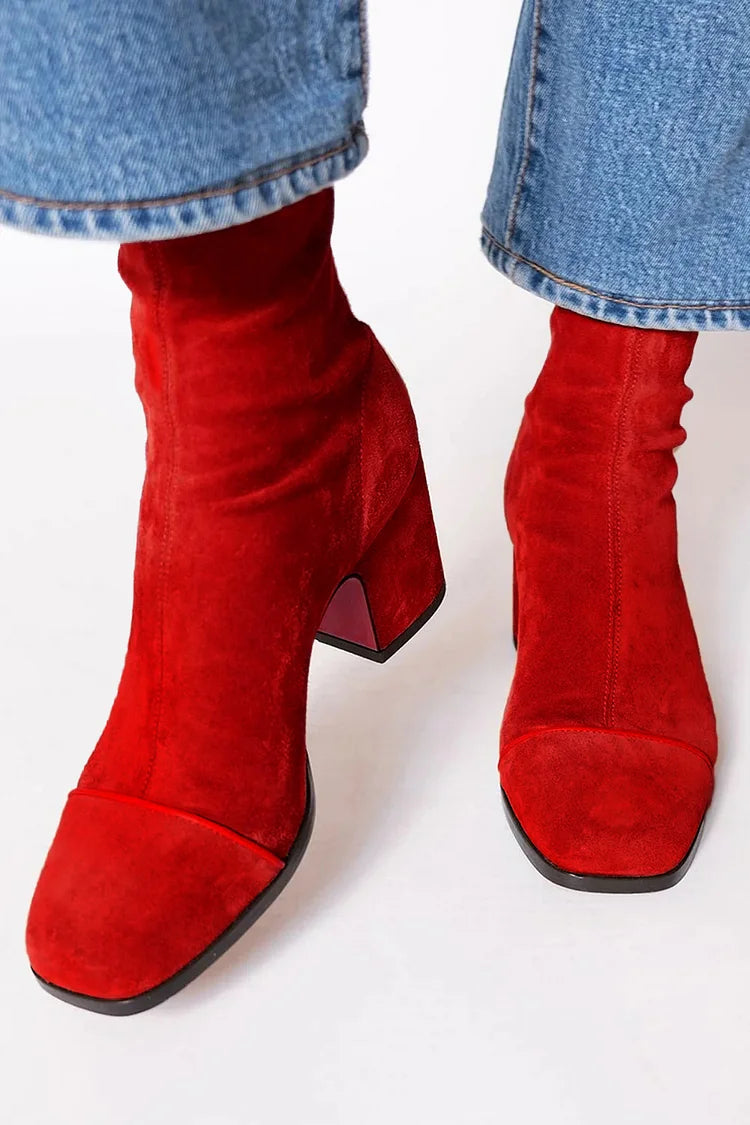 Marie™ | Bold Colorful Ankle Boots