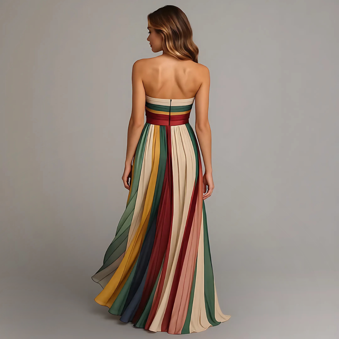 Ewa – Stylish Long Dress with Elegant Details