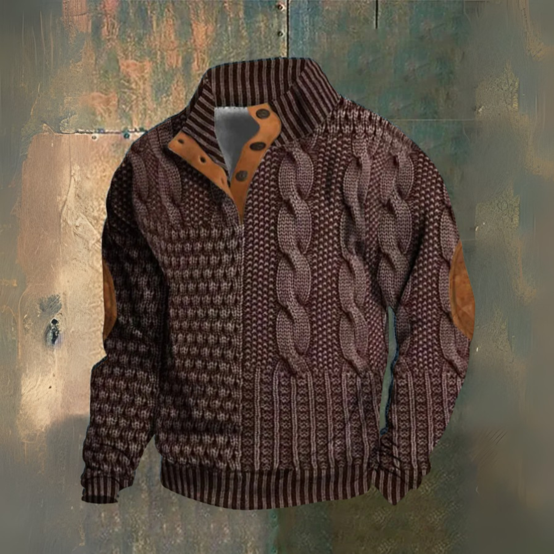 Riccardo | High Collar Sweatshirt