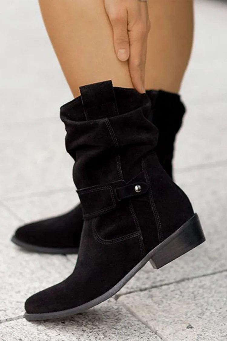 Clémence™ | Soft Suede Ankle Boots