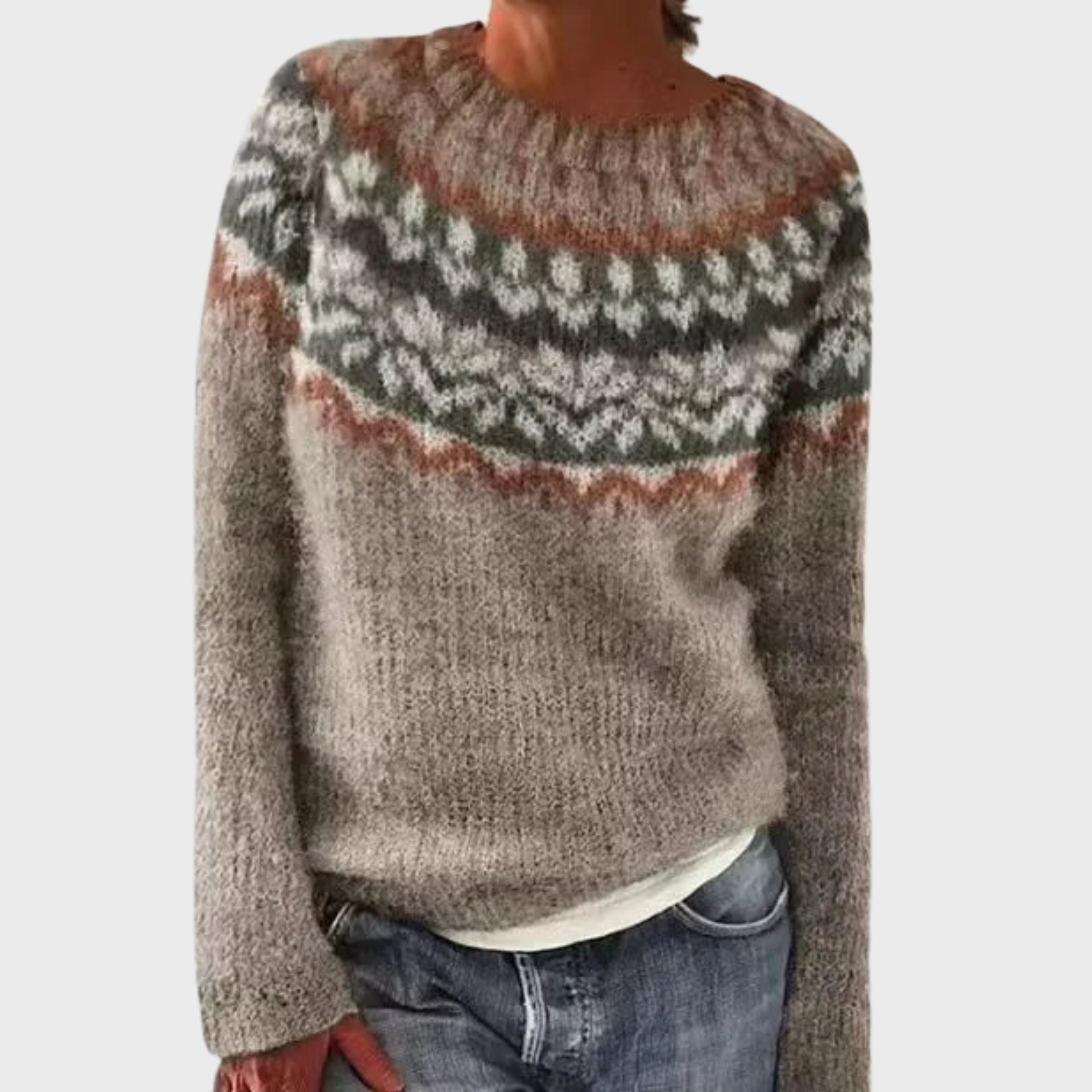 Cedar | Stylish and Elegant Sweater with Geometric Print