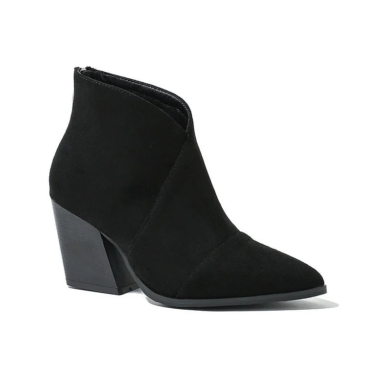 Céline™ | Chic Suede Ankle Boots