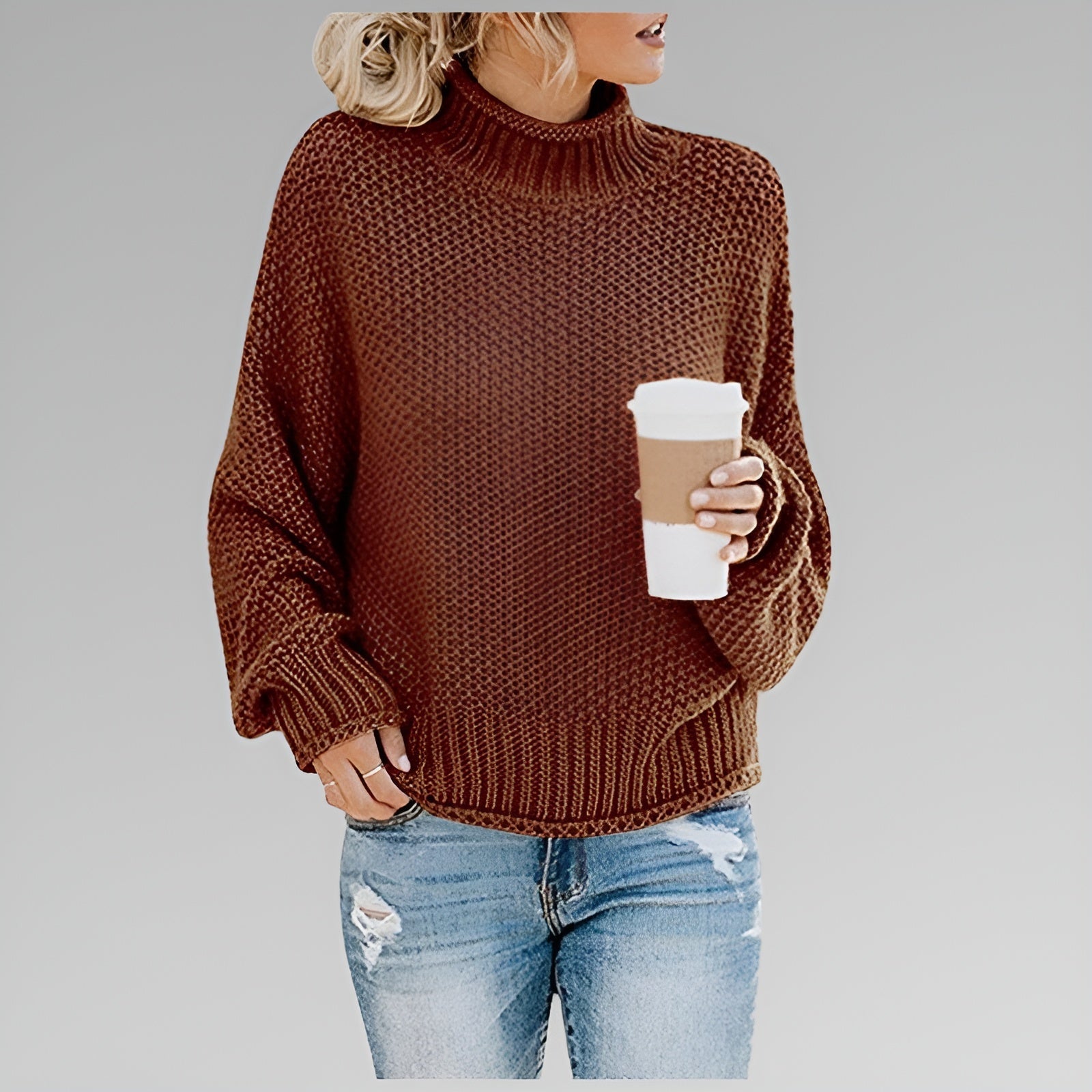 Anna | Women's Classic Cozy Knit Sweater