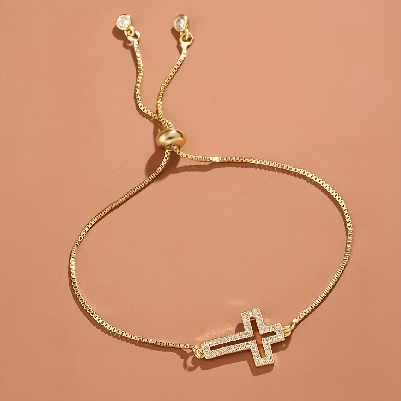 Vintage Cross Bracelet
