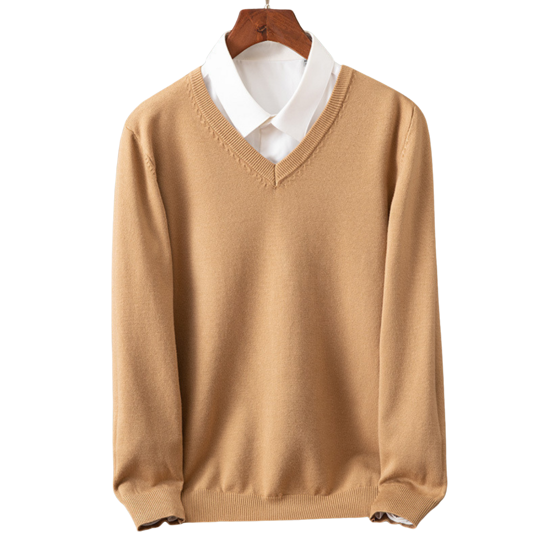 Bexford - V-Neck Pullover in Pure for Men