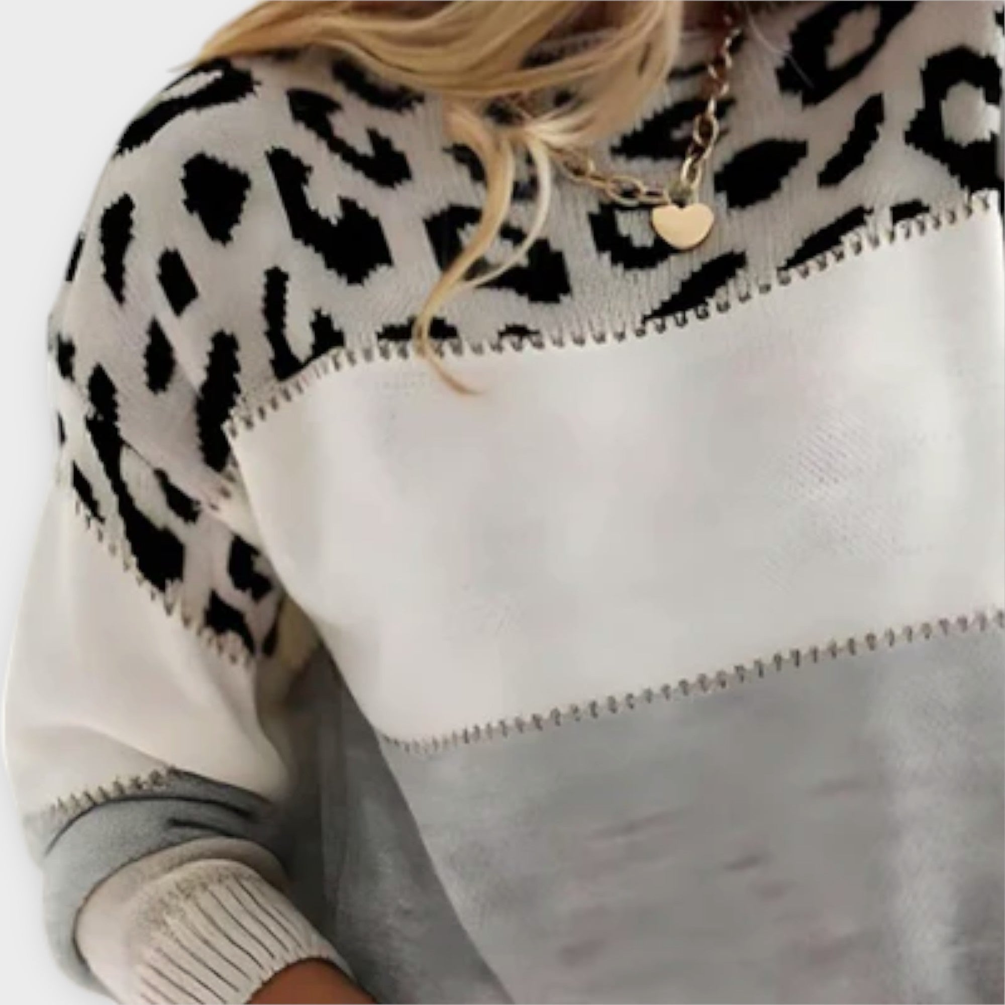 Womens Lion Design Sweater | Elegance