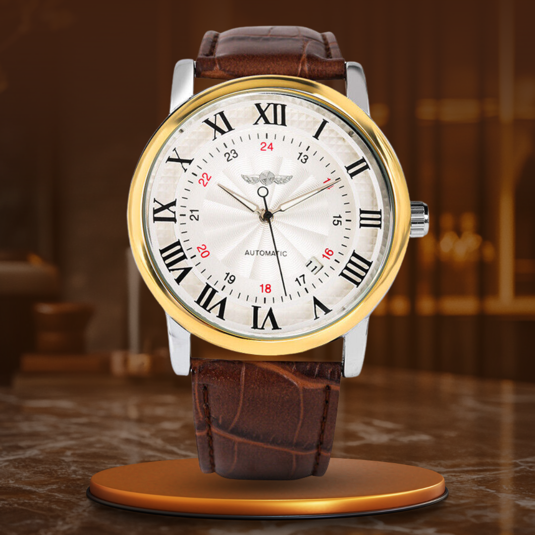 Luxury Automatic Leather Watch™ - Olsen & Olsen