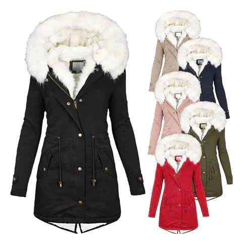 Annabelle | Winter Coat with Faux Fur Lining