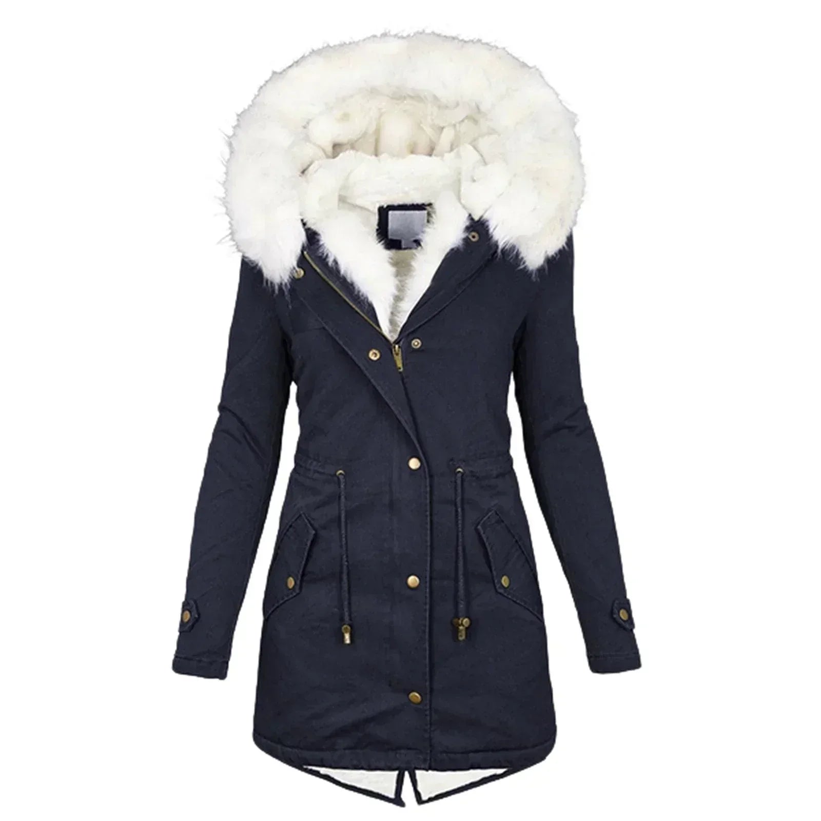 Annabelle | Winter Coat with Faux Fur Lining