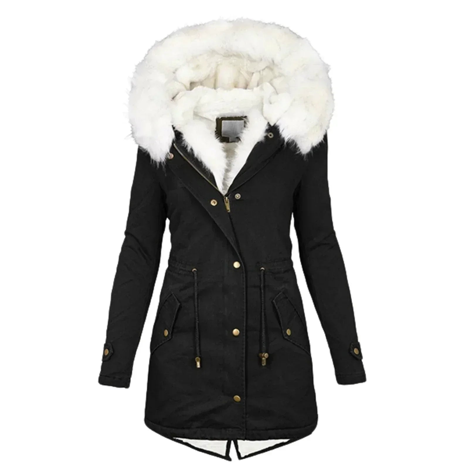Annabelle | Winter Coat with Faux Fur Lining