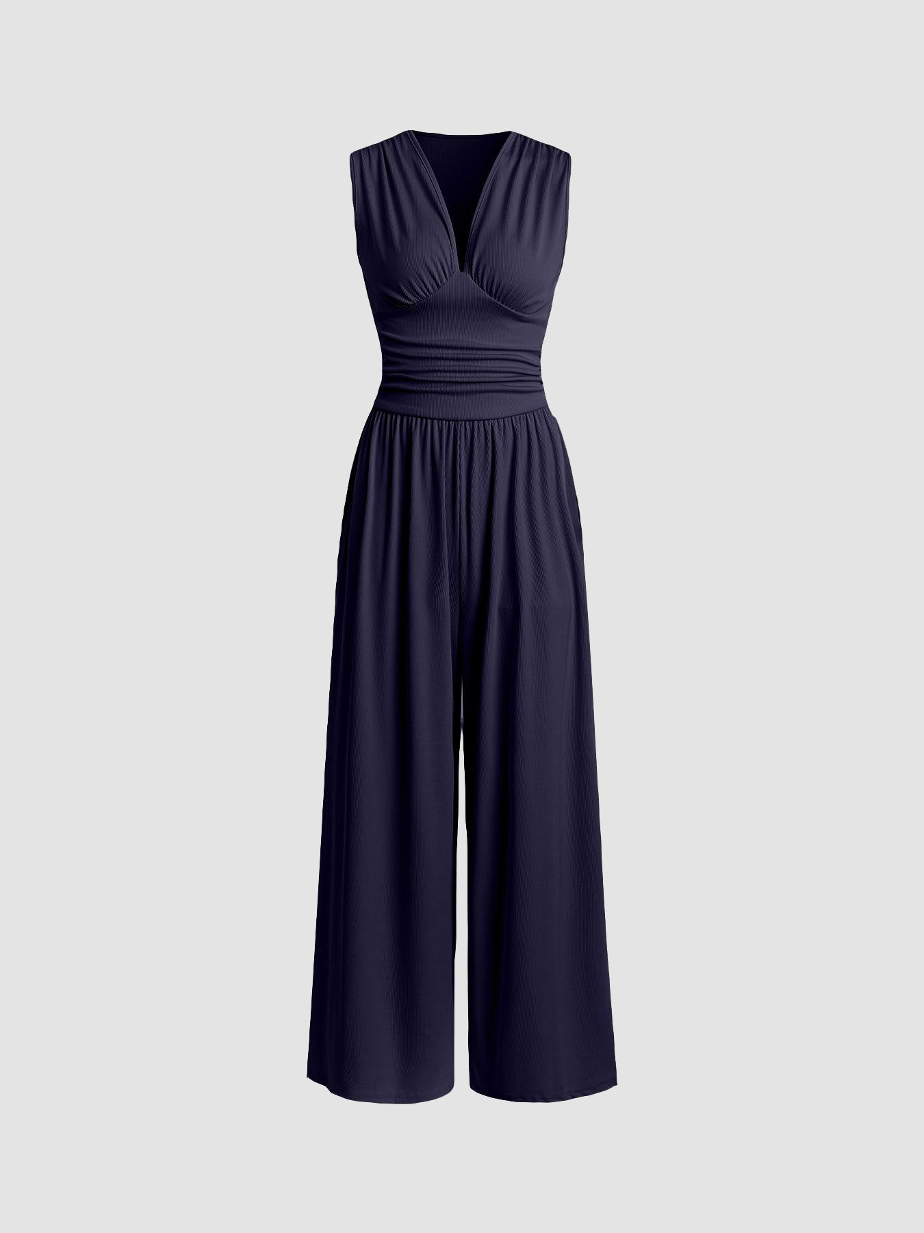 Aila | Elegant Sleeveless Wide-Leg Jumpsuit