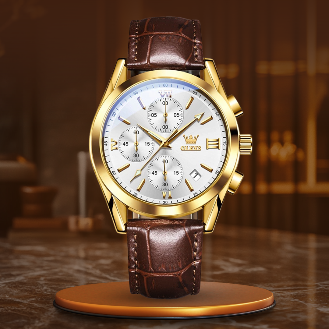 Luminous Quartz Chronograph Watch™ - Olsen & Olsen