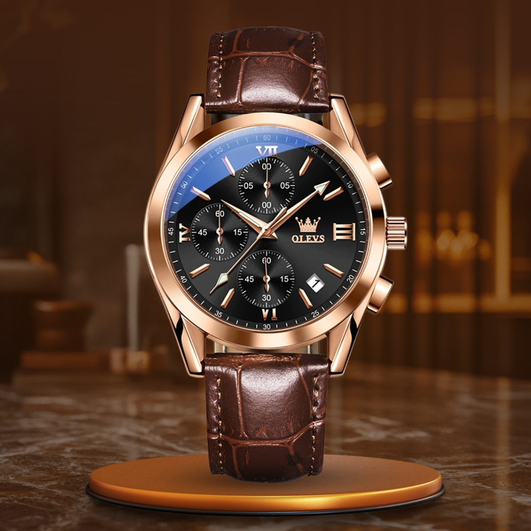 Luminous Quartz Chronograph Watch™ - Olsen & Olsen