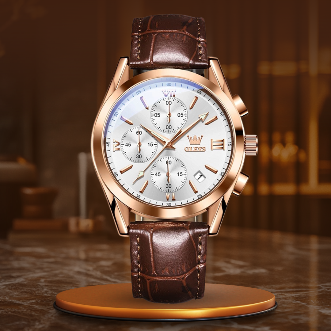 Luminous Quartz Chronograph Watch™ - Olsen & Olsen