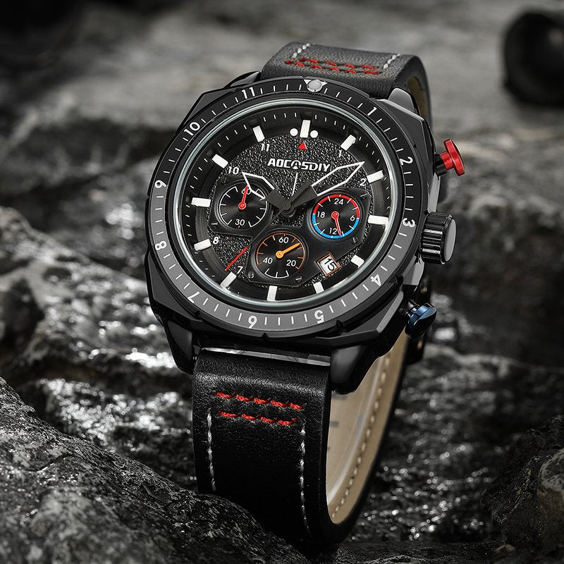 Luxury Quartz Sport Chronograph Watch™ - Olsen & Olsen
