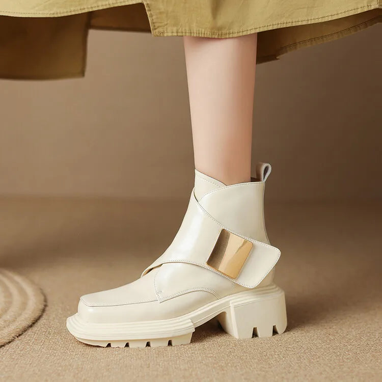 Ovelisse | Women's Leather Ankle Boots