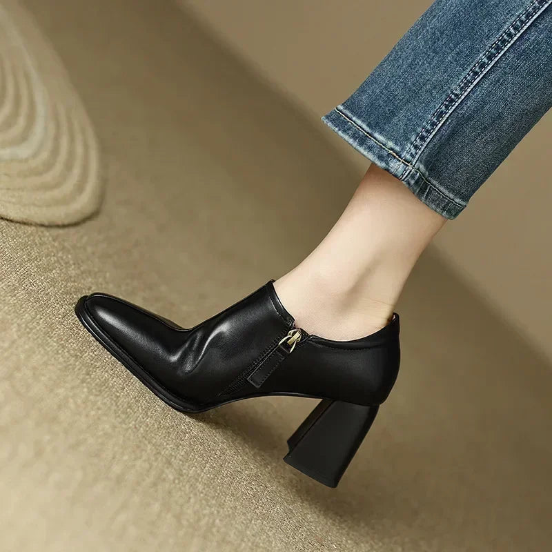 Vionara | Women's Leather Ankle Boots