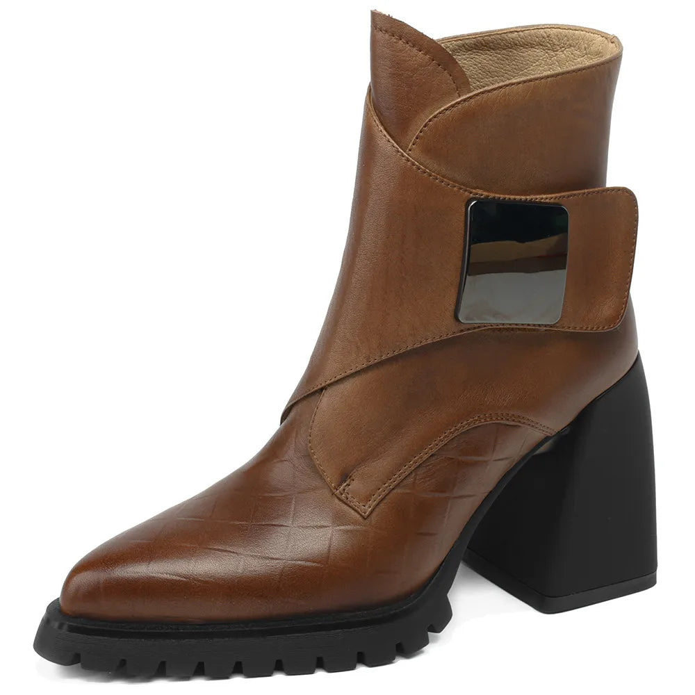Parvoria | Women's Chunky Ankle Boots