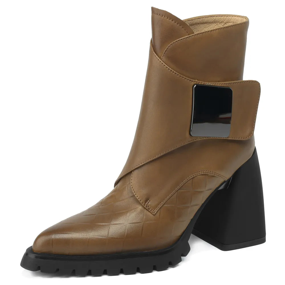 Parvoria | Women's Chunky Ankle Boots
