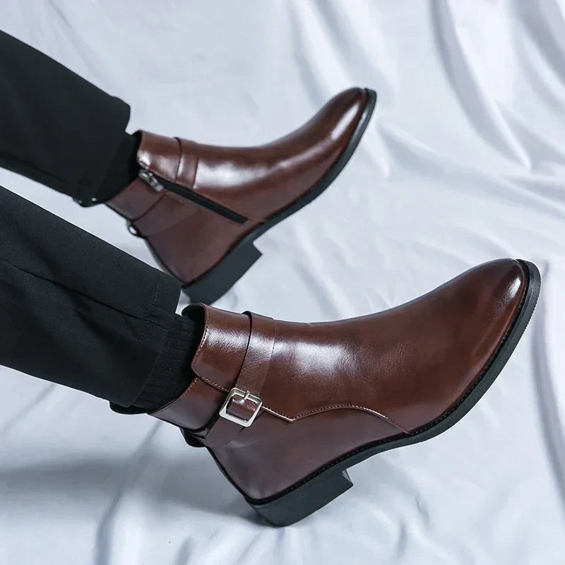 Genuine Leather Chelsea Boots by Sergio