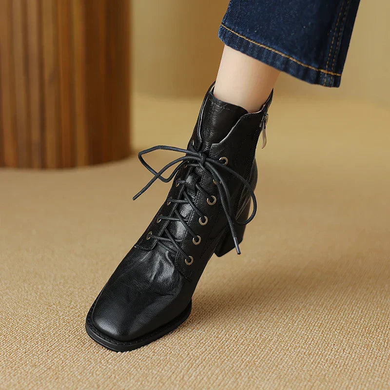 Virelia | Women's Leather Ankle Boots