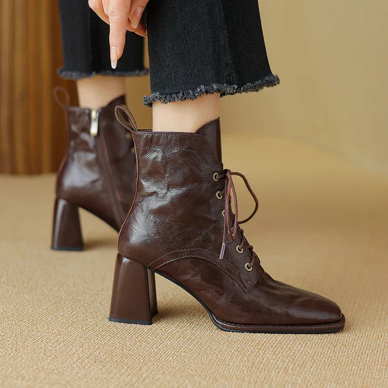 Virelia | Women's Leather Ankle Boots