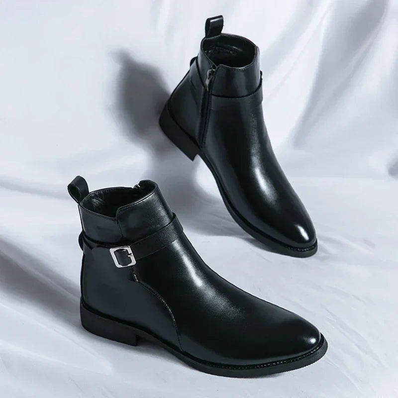 Genuine Leather Chelsea Boots by Sergio