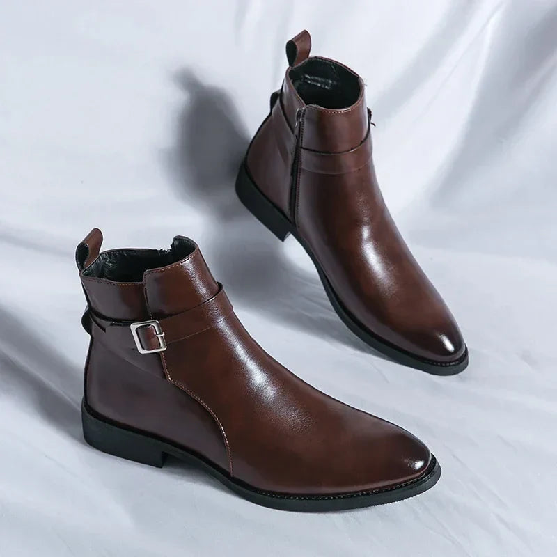 Genuine Leather Chelsea Boots by Sergio
