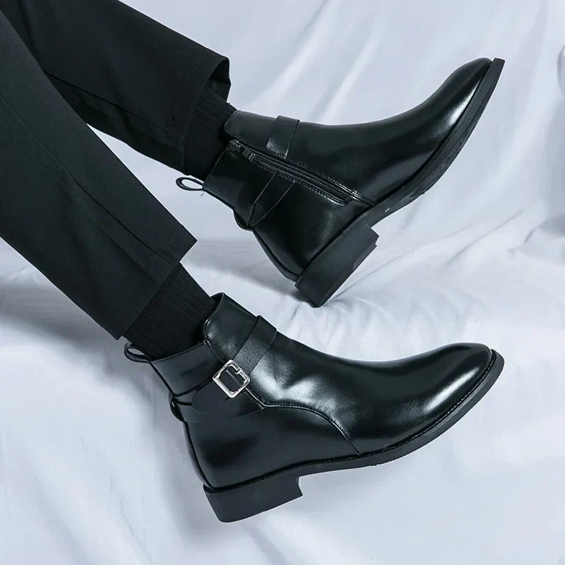 Genuine Leather Chelsea Boots by Sergio
