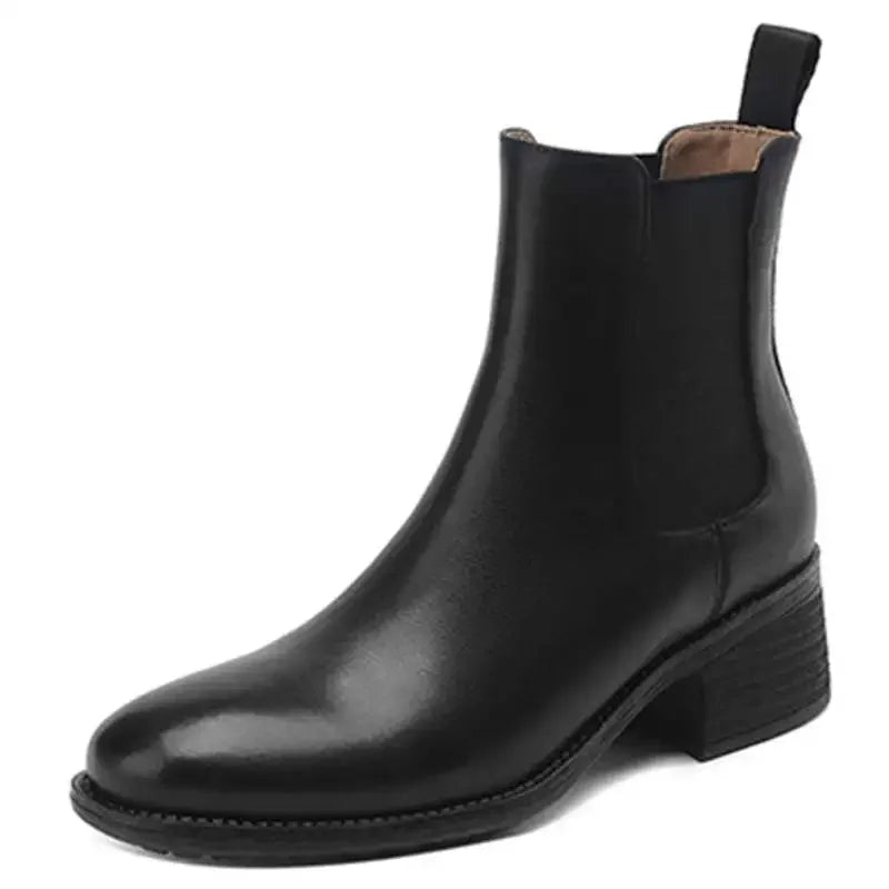 Zantina| Women's Leather Ankle Boots