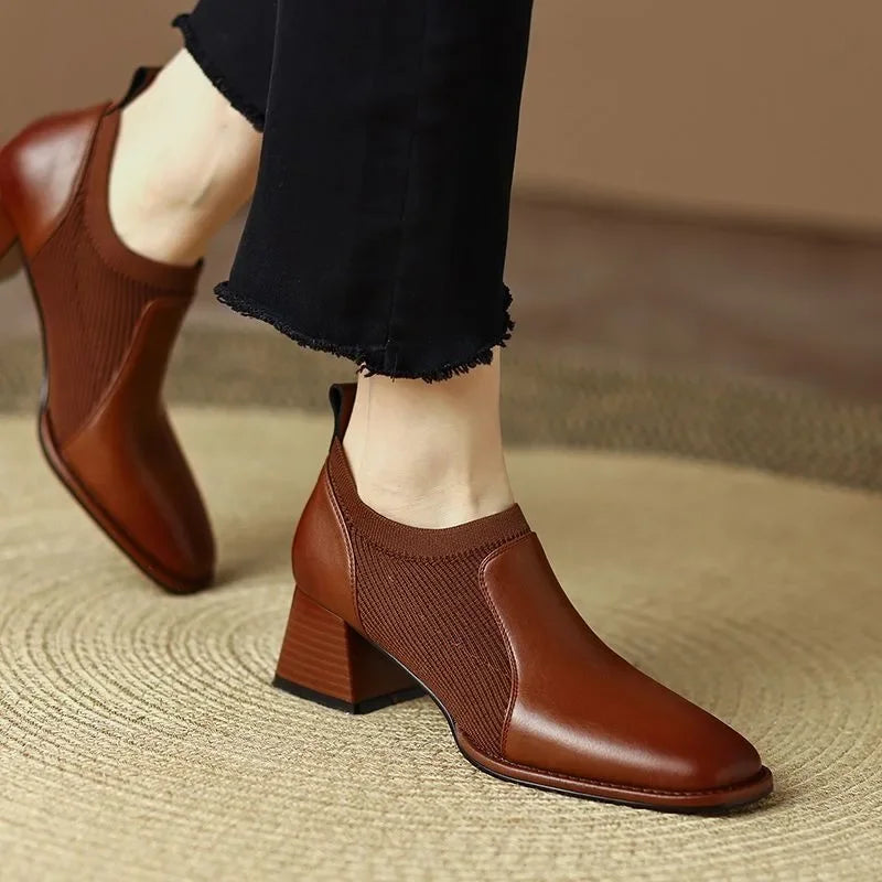 Amirelle | Women's Square Ankle Boots