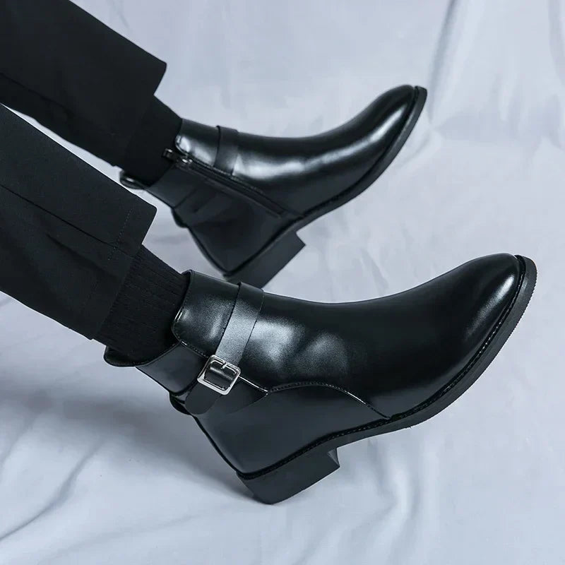 Genuine Leather Chelsea Boots by Sergio