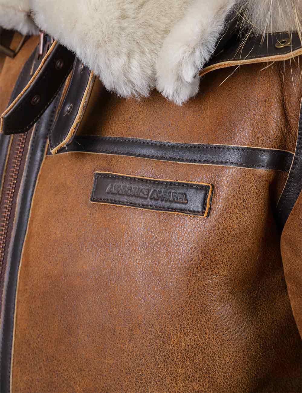 Aron™ | Bomber Jacket with Faux Fur Hood