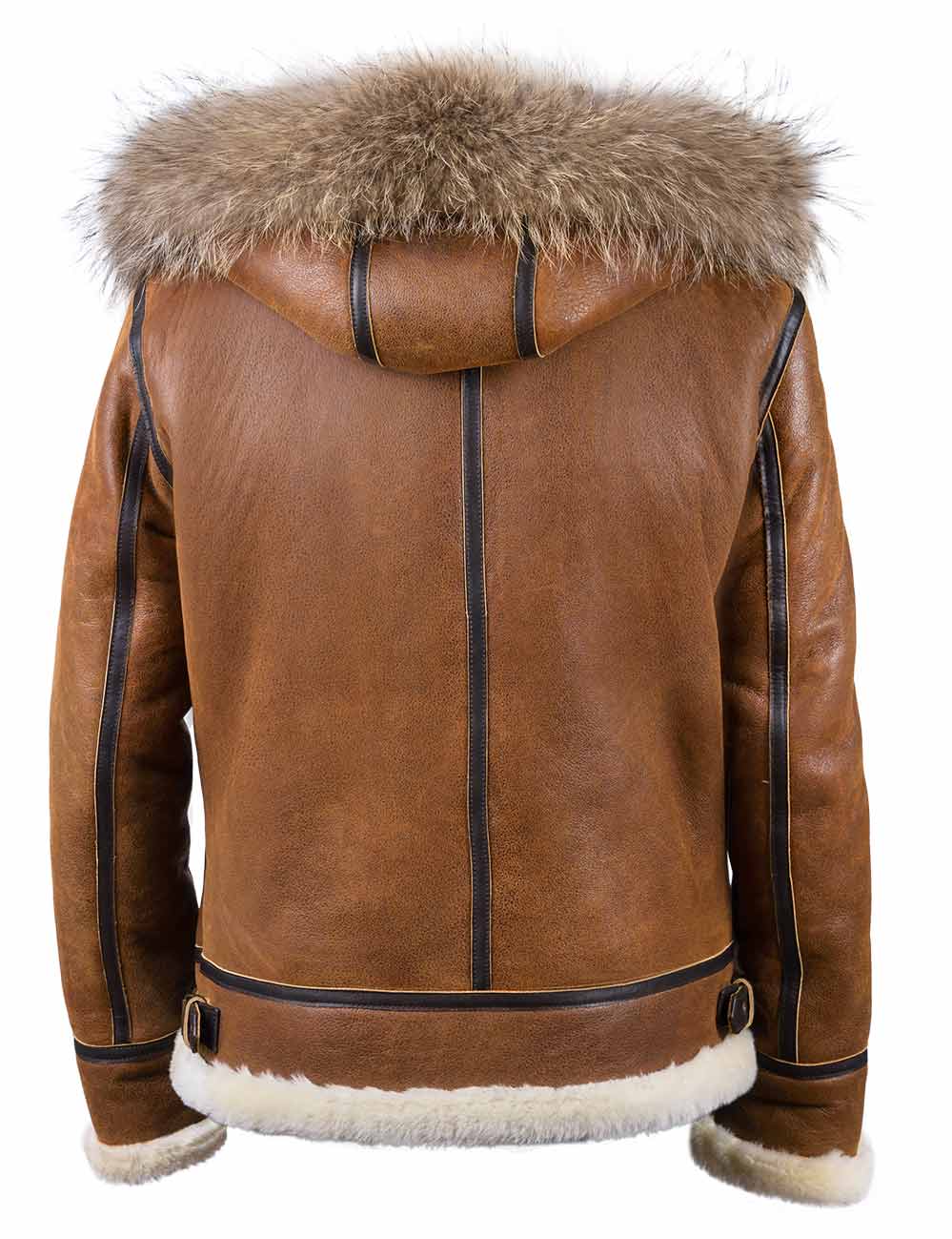 Aron™ | Bomber Jacket with Faux Fur Hood