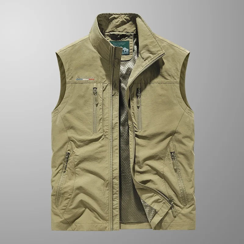 Boli | Breathable Cargo Gilet with Multiple Pockets