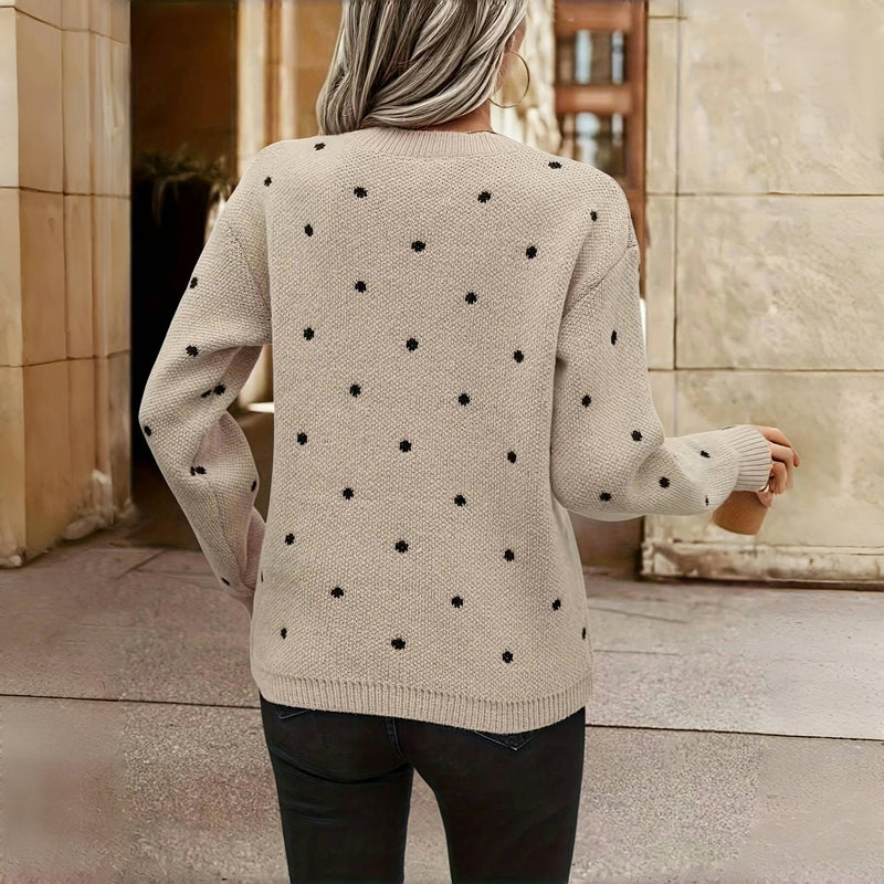 Emilie | Classic Dotted Sweater