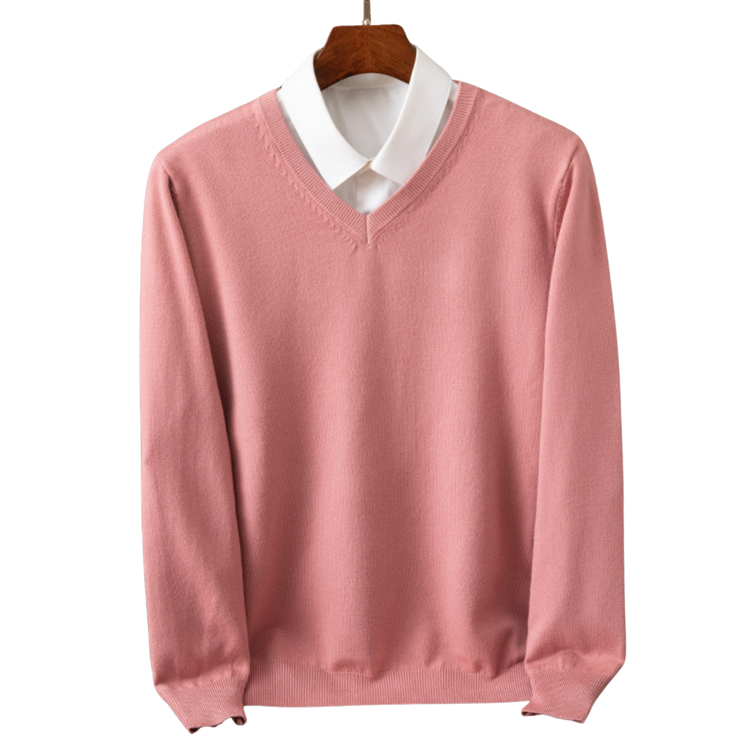 Bexford - V-Neck Pullover in Pure for Men