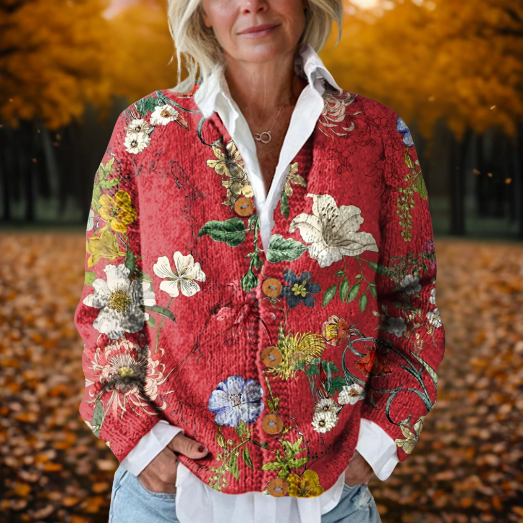 Larissa | Women's Vintage Floral Cardigan
