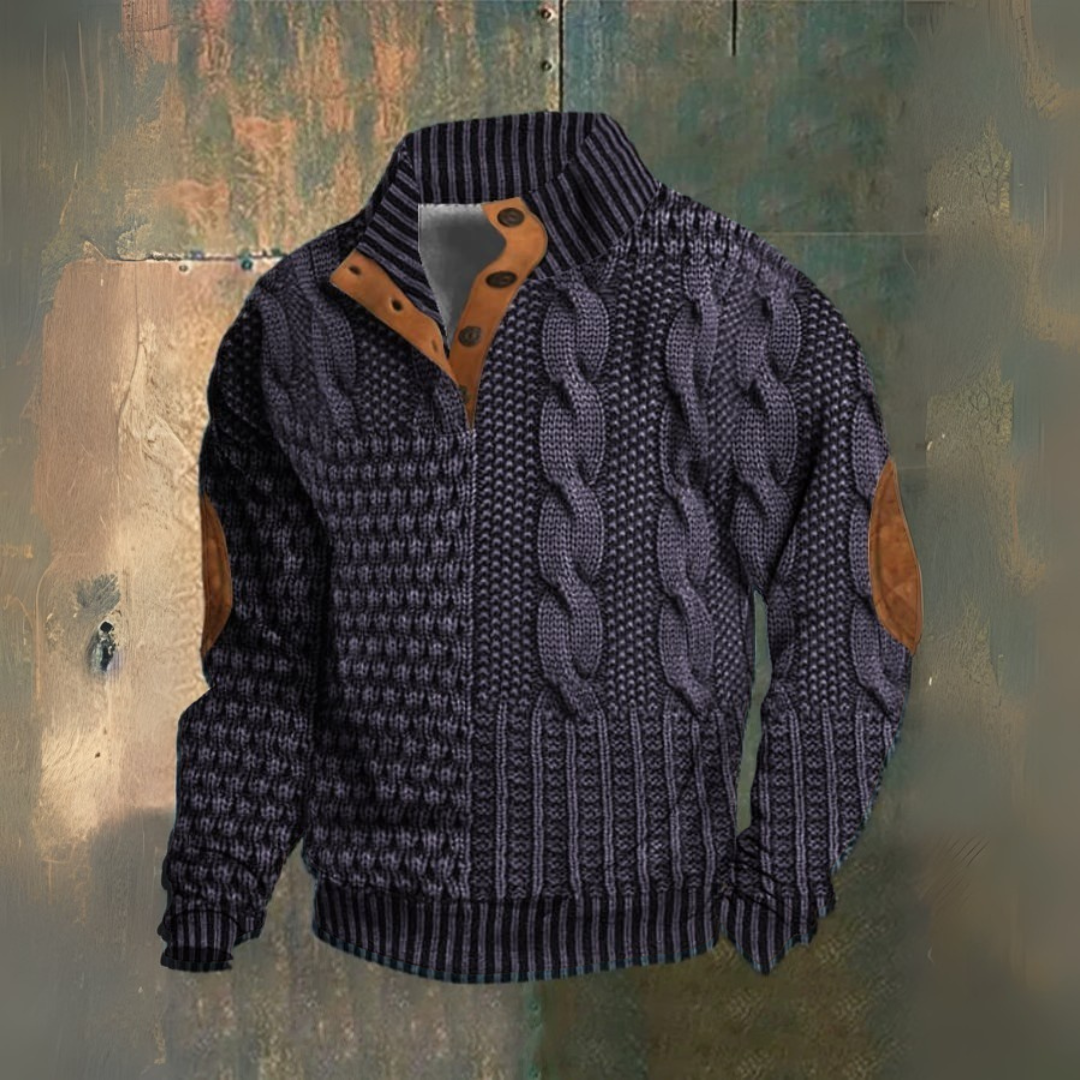 Riccardo | High Collar Sweatshirt