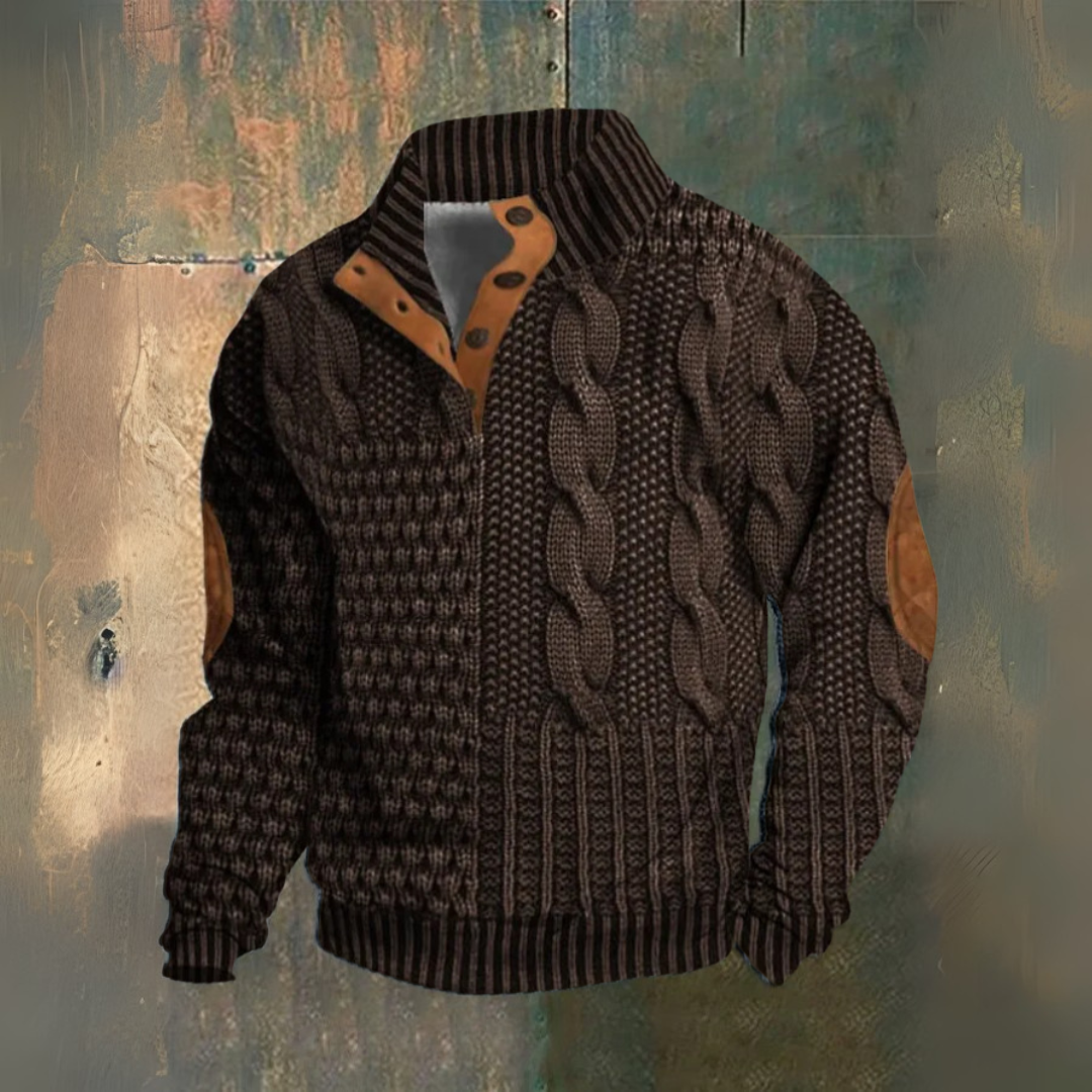 Riccardo | High Collar Sweatshirt