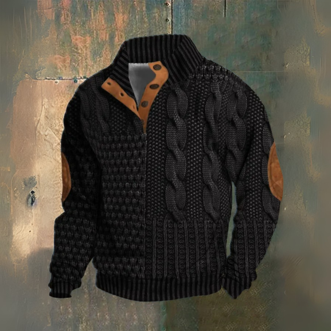 Riccardo | High Collar Sweatshirt