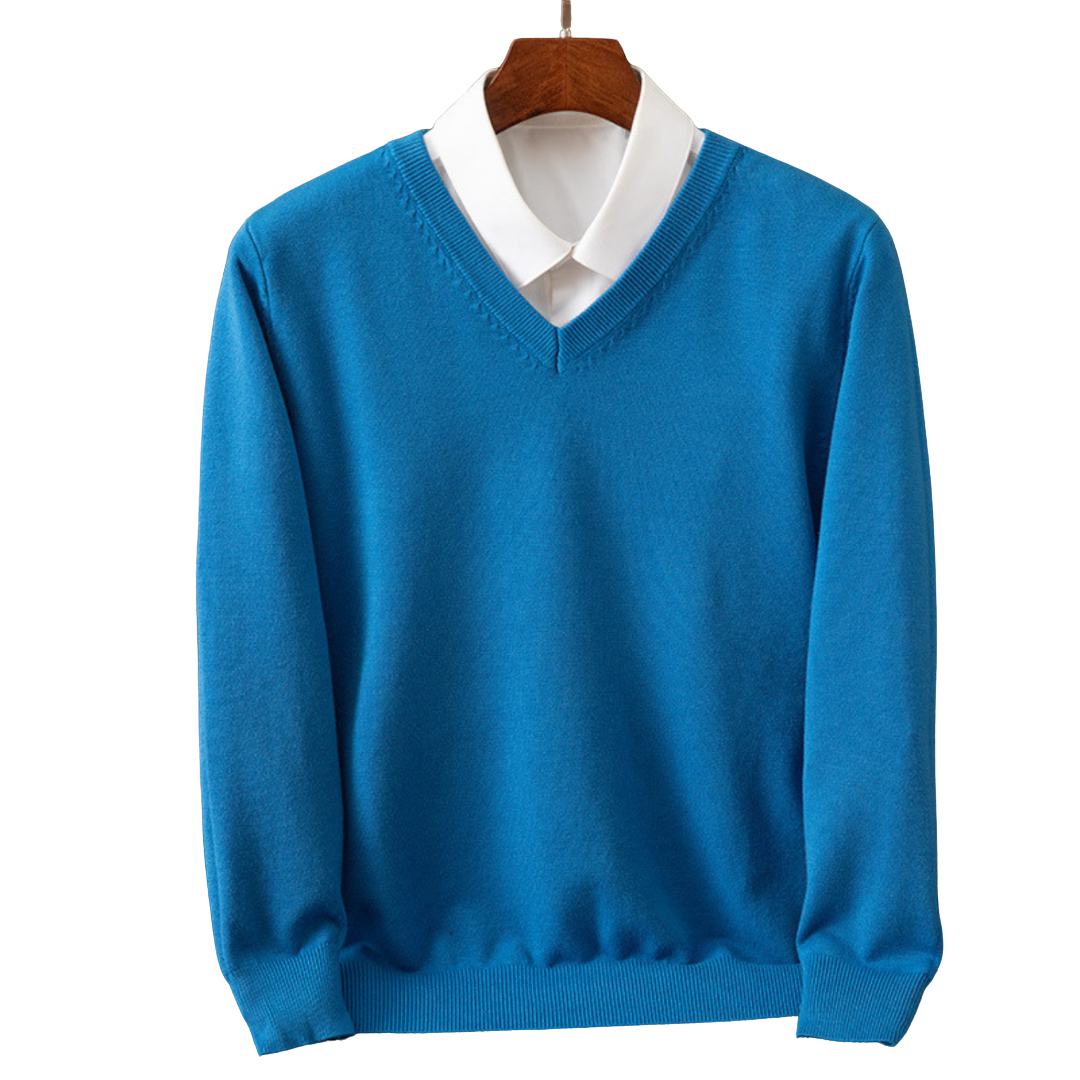 Bexford - V-Neck Pullover in Pure for Men