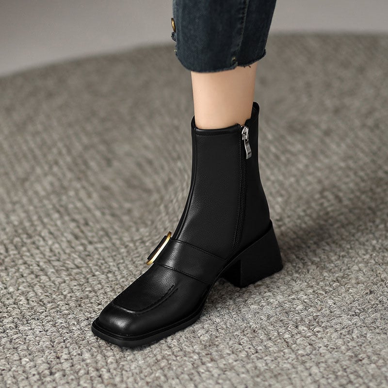 Aquene | Women's Leather Ankle Boots