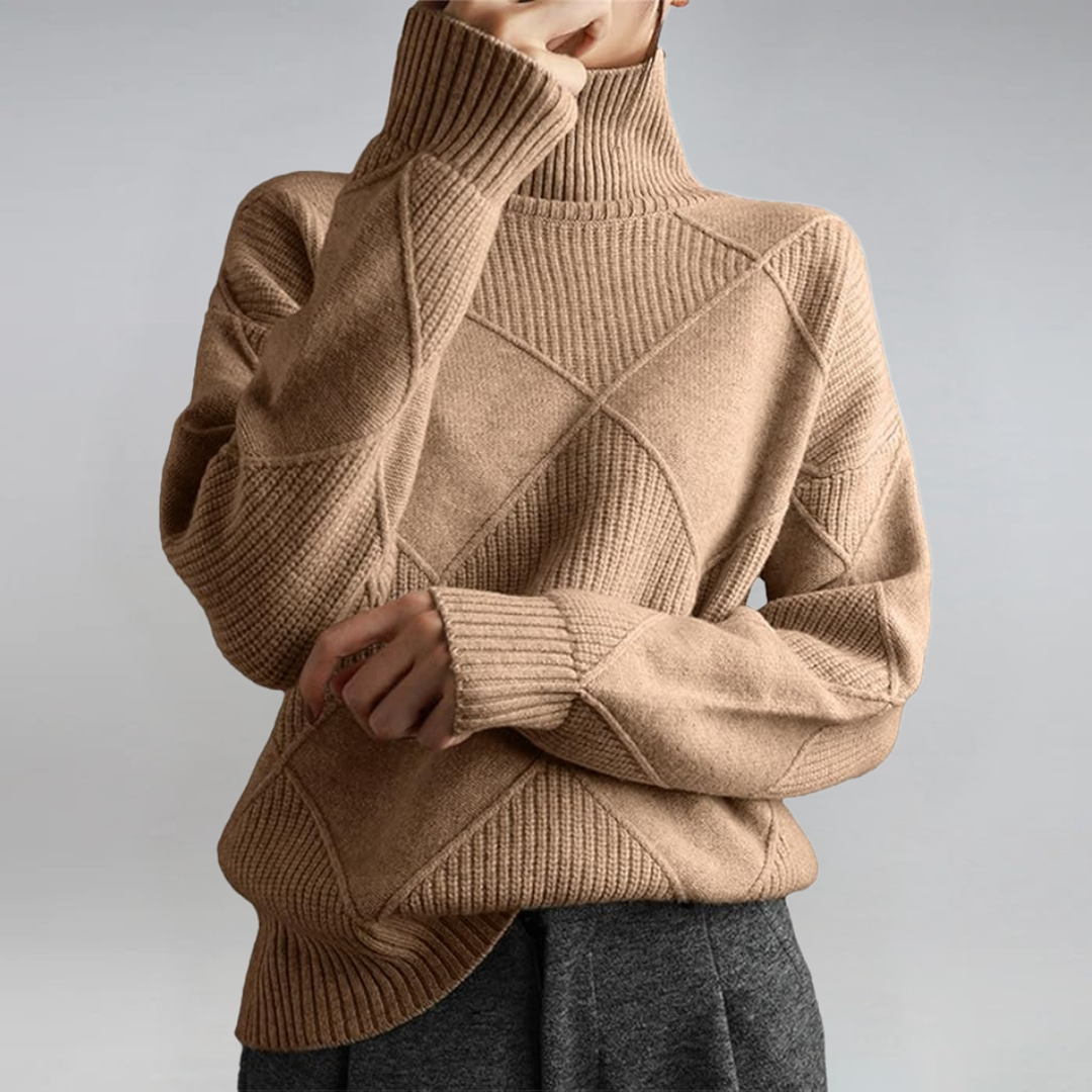 Lauren | Women's Cashmere Turtleneck Sweater