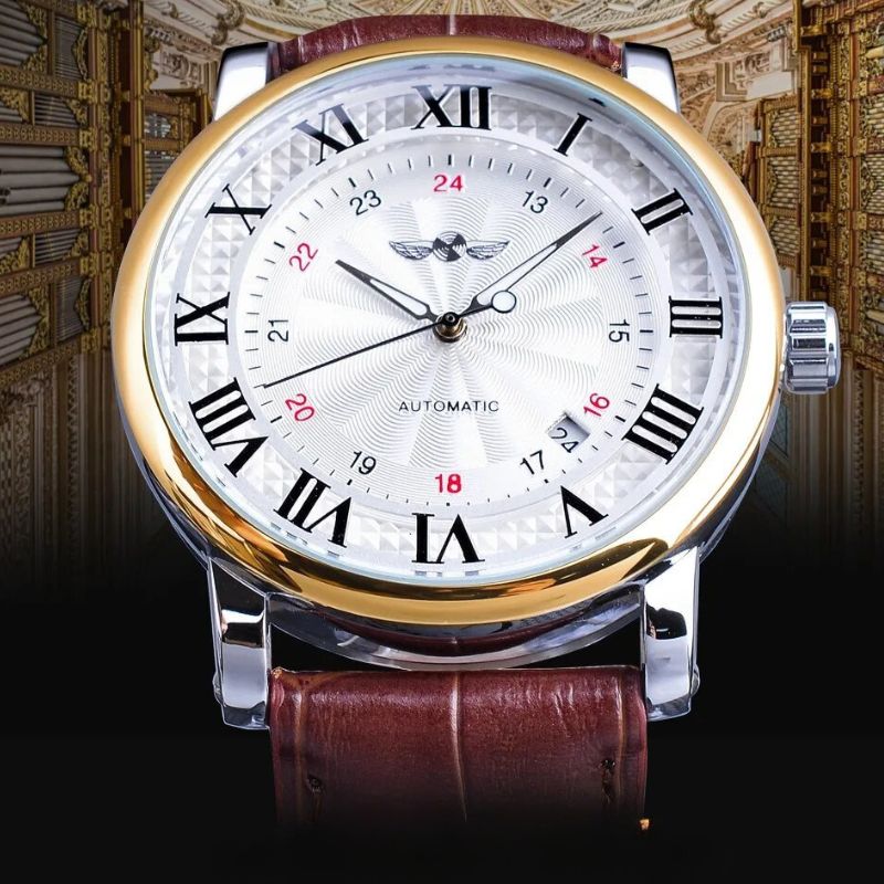 Luxury Automatic Leather Watch™ - Olsen & Olsen