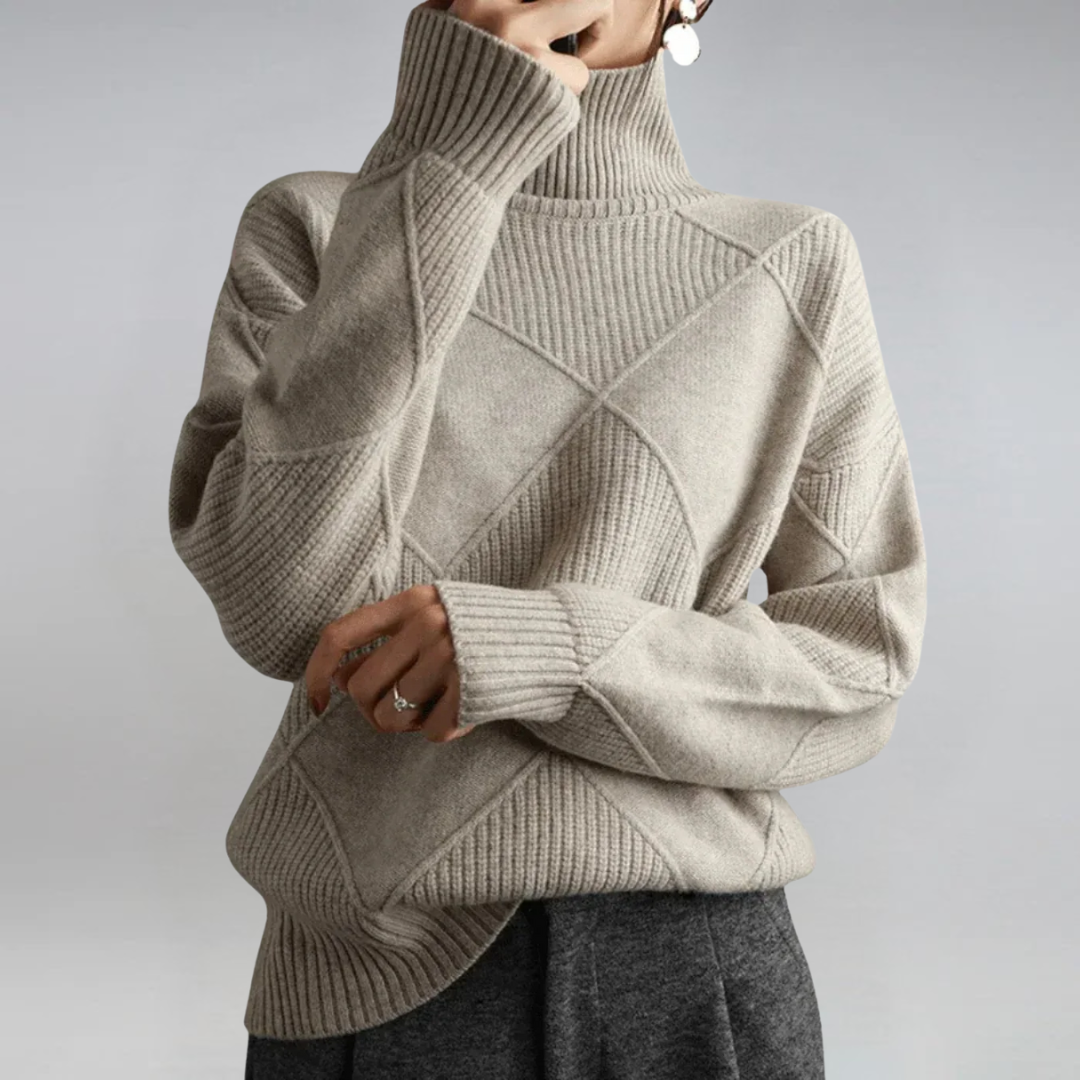 Lauren | Women's Cashmere Turtleneck Sweater
