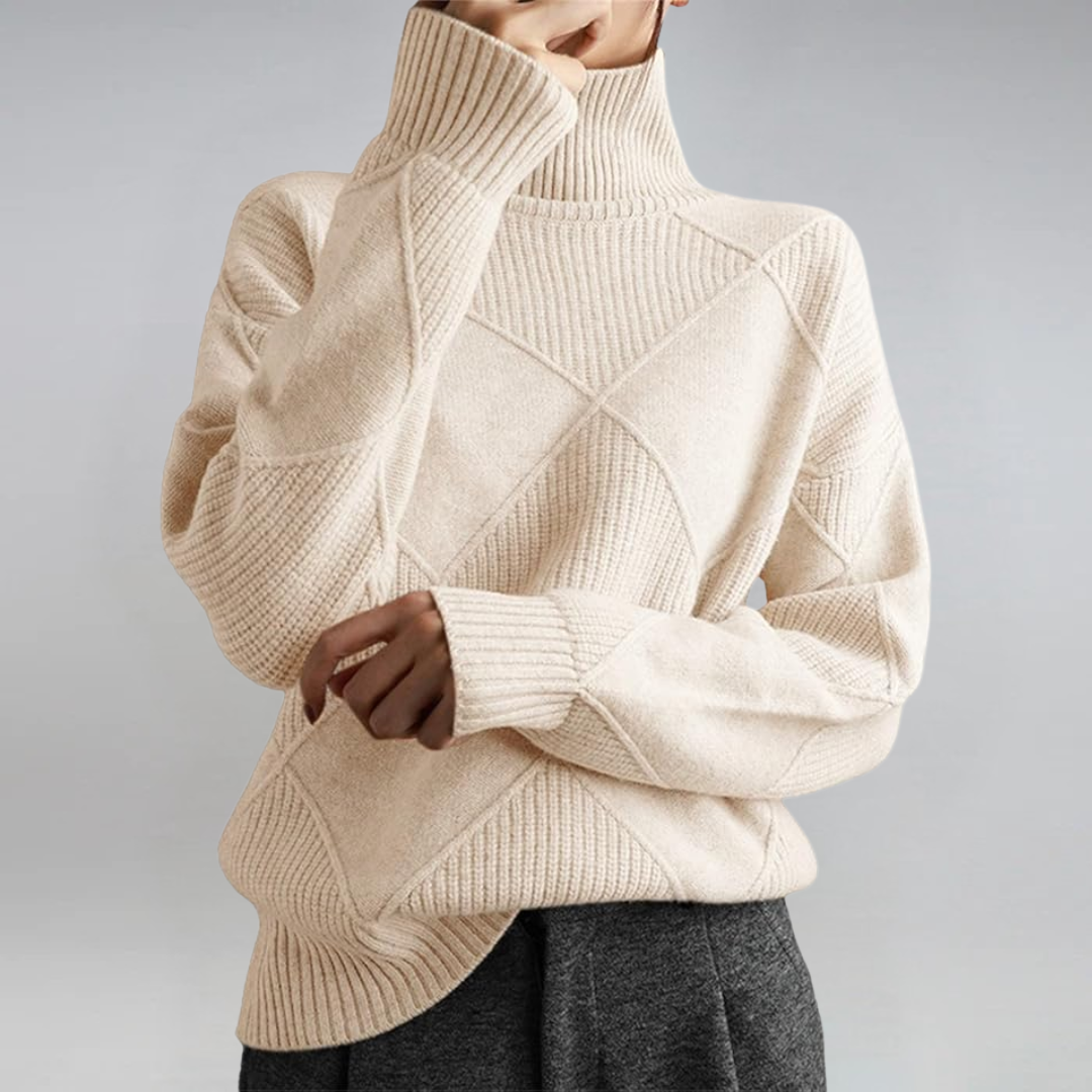 Lauren | Women's Cashmere Turtleneck Sweater