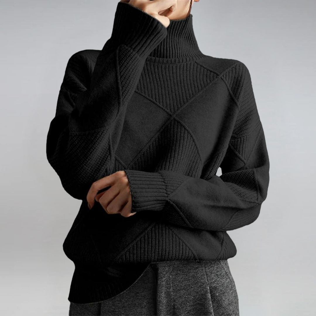 Lauren | Women's Cashmere Turtleneck Sweater