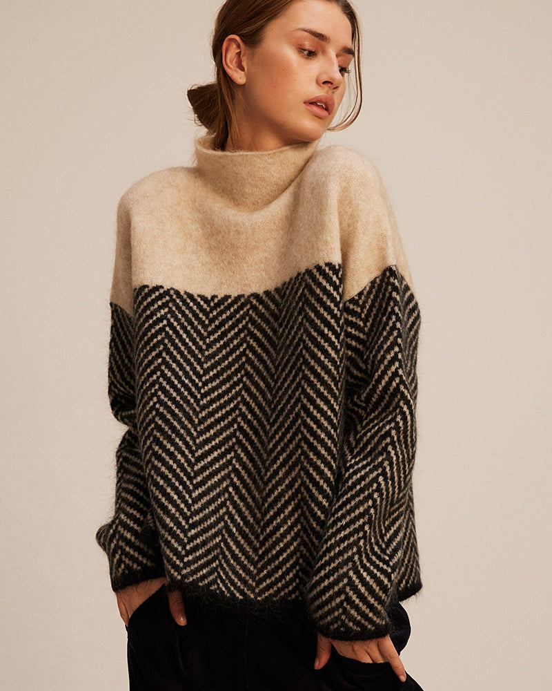 Norah | Women's Cotton Turtleneck Sweater