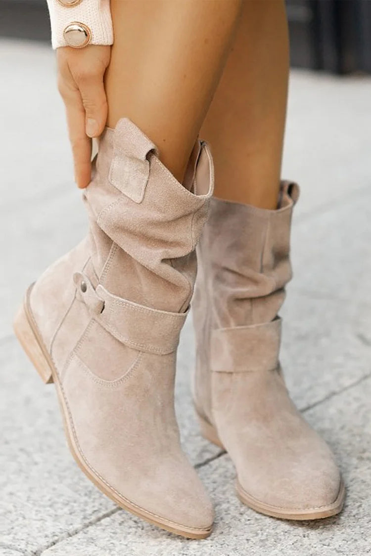 Clémence™ | Soft Suede Ankle Boots